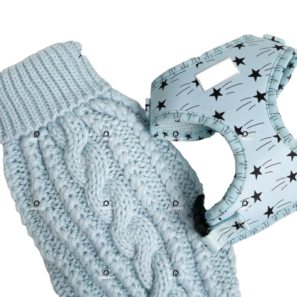 2025 Handmade Cotton Pet Dog Wear Clothes Coat Sweater Cable Knit