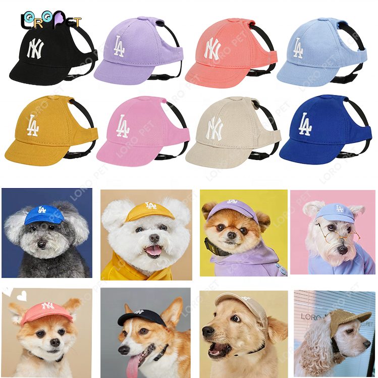 LA Style Dog Hat Custom Embroidered Pet Baseball Cap